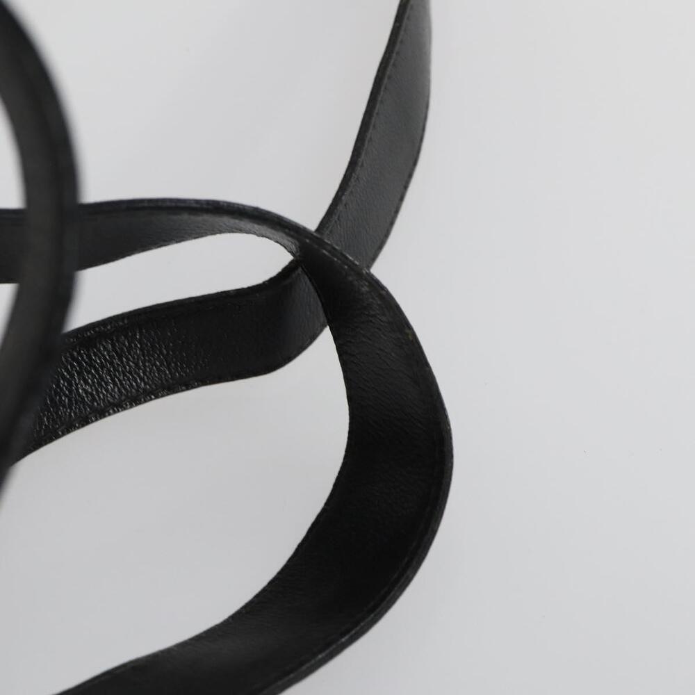 GUCCI Bamboo Backpack Leather Black Gold 003 1998 0016 Auth 153728 - Picture 15 of 16